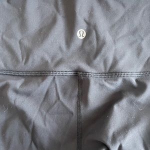 Used size 8 black lululemon smooth leggings, full length